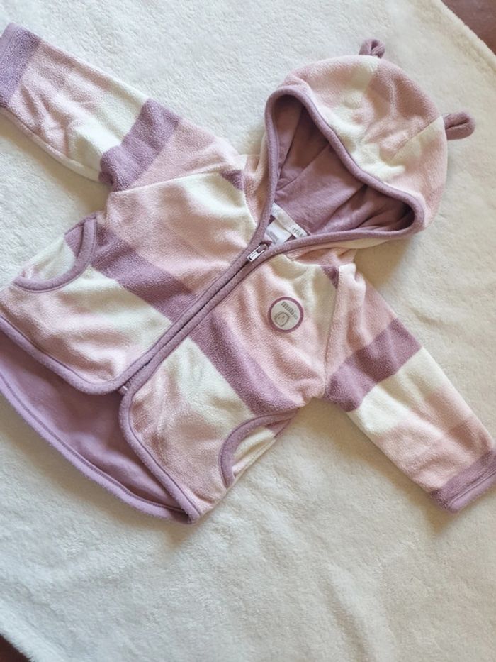 Gilet tout doux à capuche