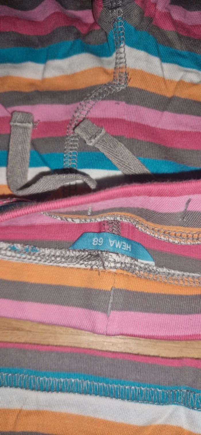 Ensemble short/T-shirt Hema 9 mois 68cms - photo numéro 3