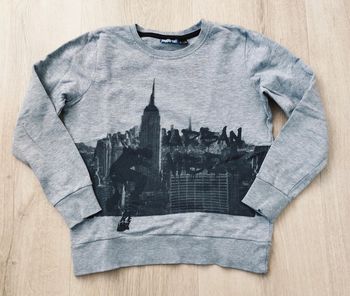Pull garçon gris clair Urban taille 8/10 ans Pepperts