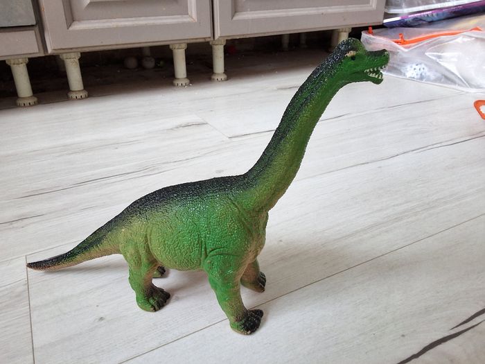 Jouet figurine dinosaure Diplodocus vert 25 cm hauteur - photo numéro 2