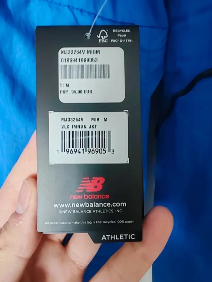 Veste Homme New Balance Impact Run – Édition Marathon de Valence 42K Trinidad Alfonso - photo numéro 2
