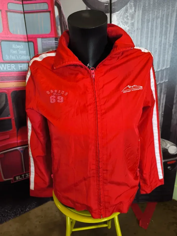 64483 veste zippée rouge femme S