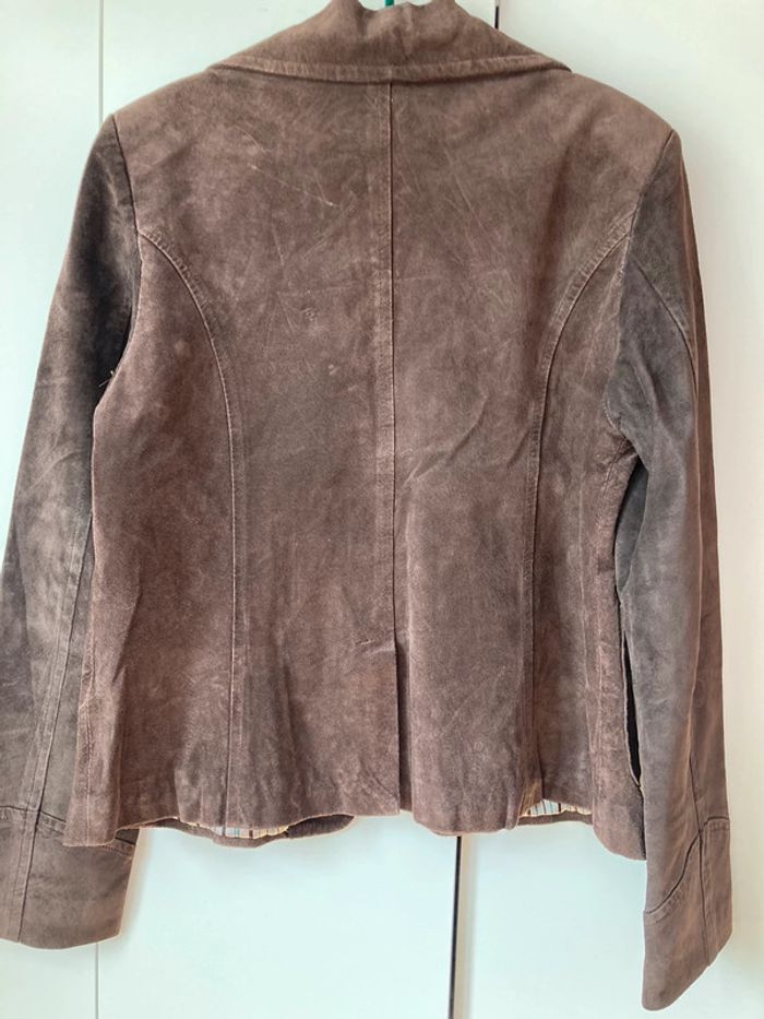 Veste en daim. Taille 40 - photo numéro 6