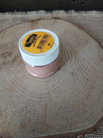 Petit pot de sable fin beige rose pour tableau de sable loisirs créatifs 