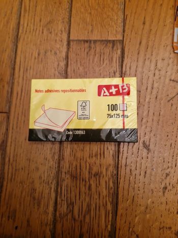 Notes adhésif repostionnables