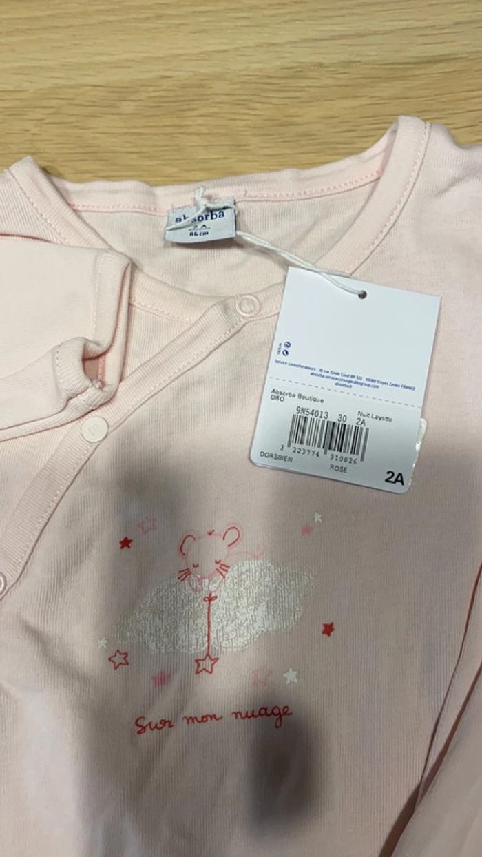 Pyjama fille absorba neuf 2 ans - photo numéro 4