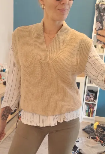 Pull sans manche
