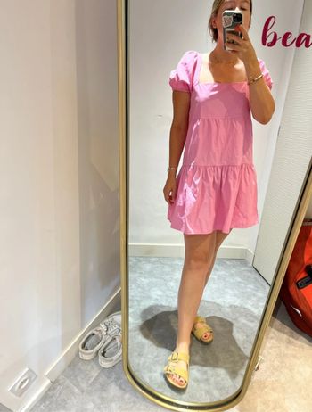 Robe rose bonbon