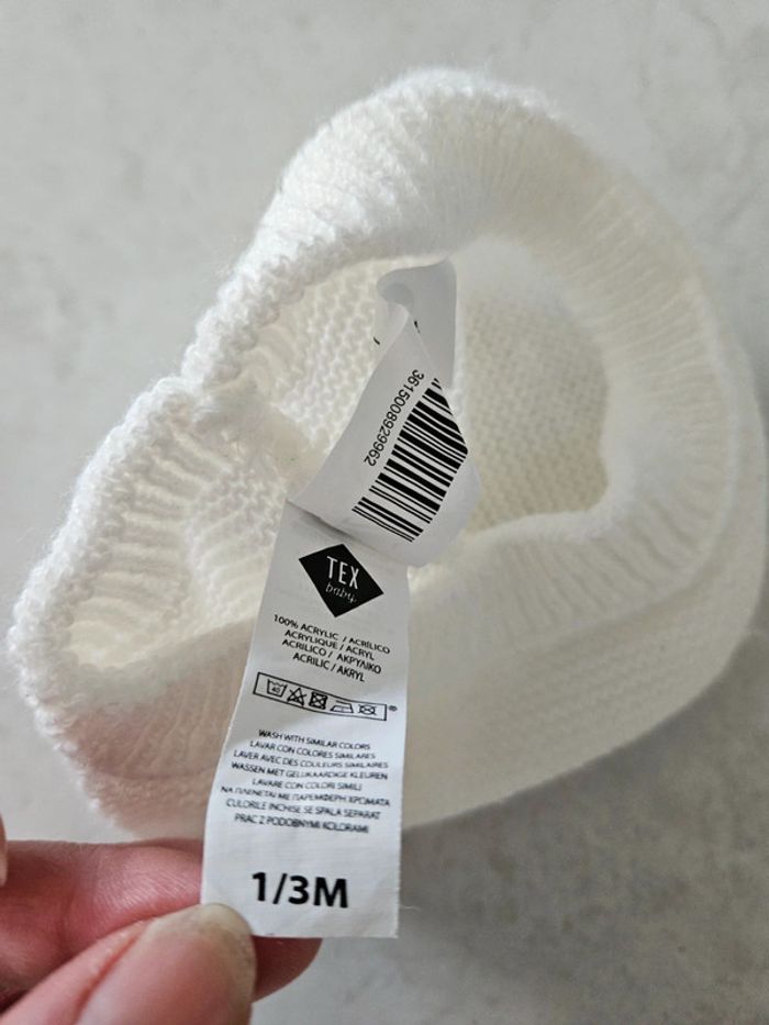 Bonnet naissance bébé 1/3 Mois U27 - photo numéro 3