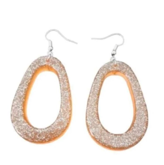 Boucles D'oreilles  orange