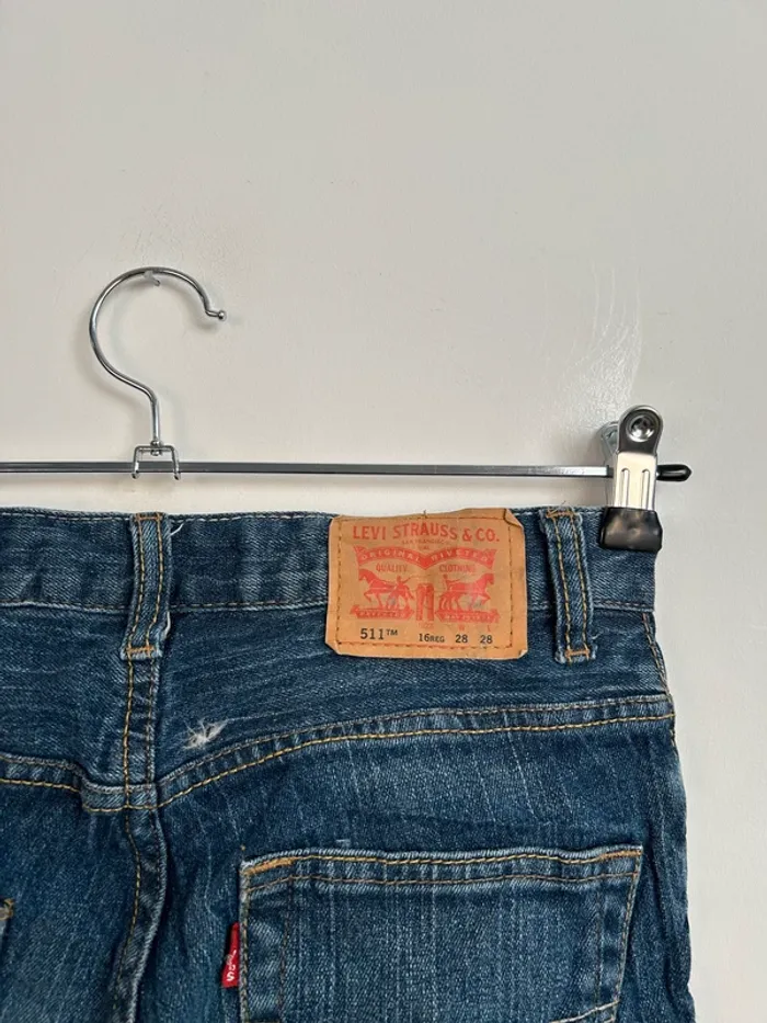 Jean Levi's Garçon Marine 16 ans | 511 Slim | Très Bon État | BP218 - photo numéro 3