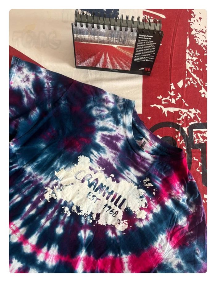 T-shirt Gildan Tye&Die taille S/M violet