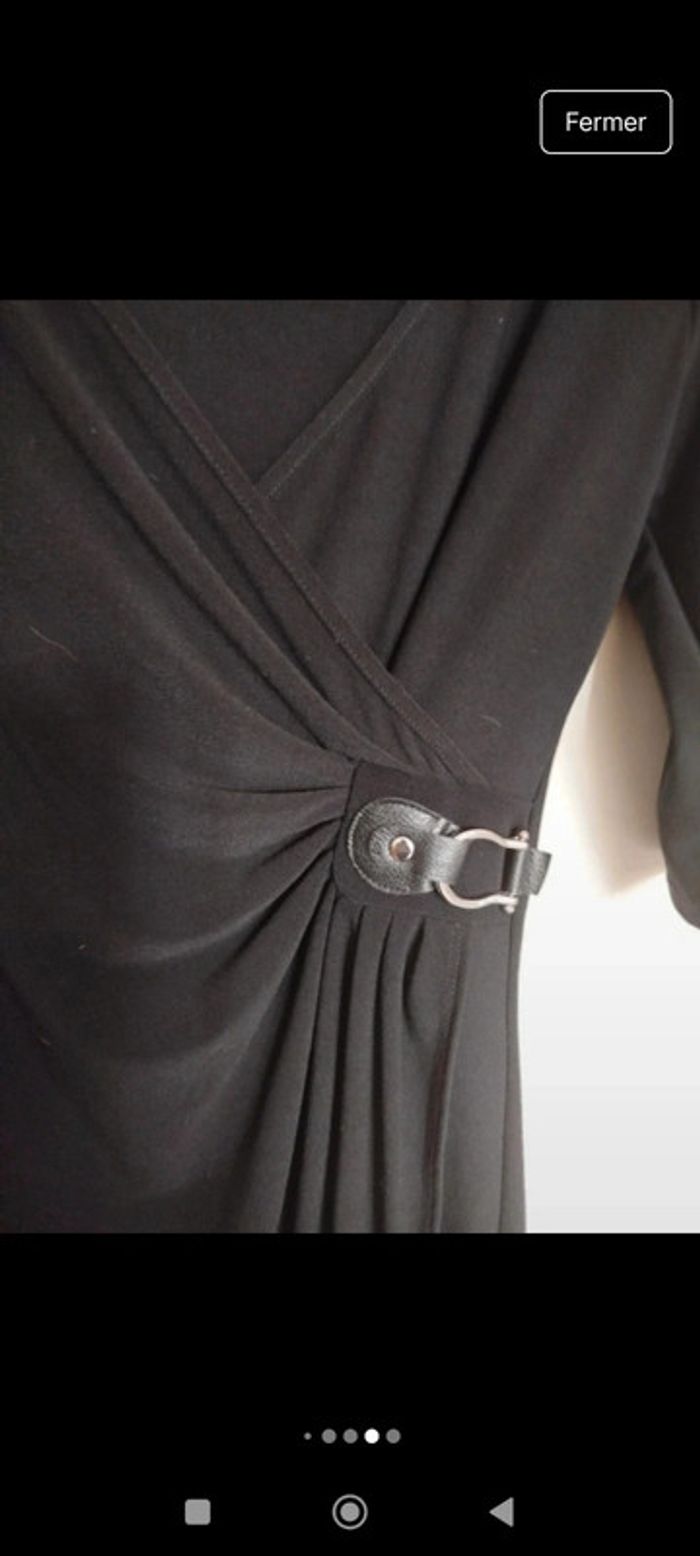 Robe noire courte été L - photo numéro 3