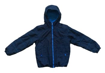 Veste blouson bleu marine à capuche. Quechua. Taille 10 ans. 133 - 142 cm