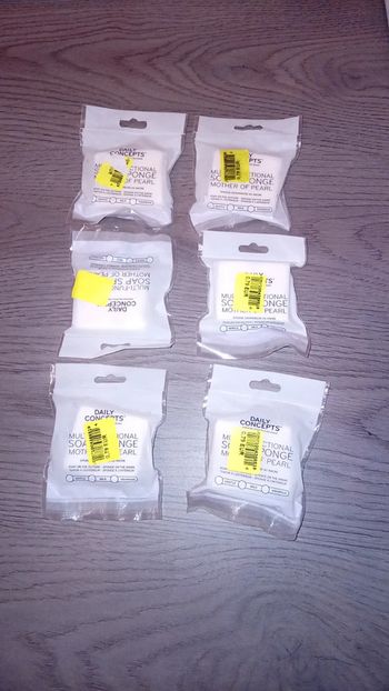 6 éponge savon au nacre