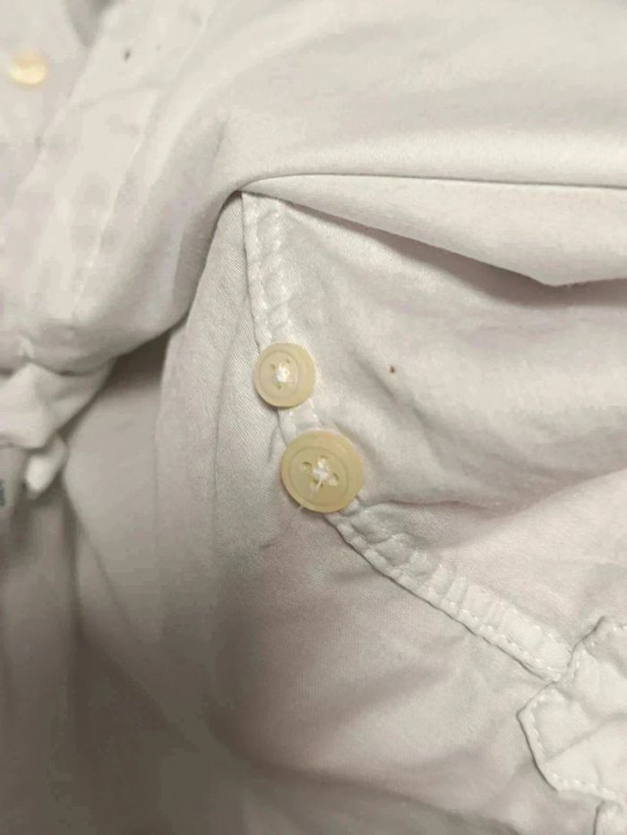 🔝 Chemise Ralph Lauren Custom Fit - Blanc Cassé (Taille M) - photo numéro 5