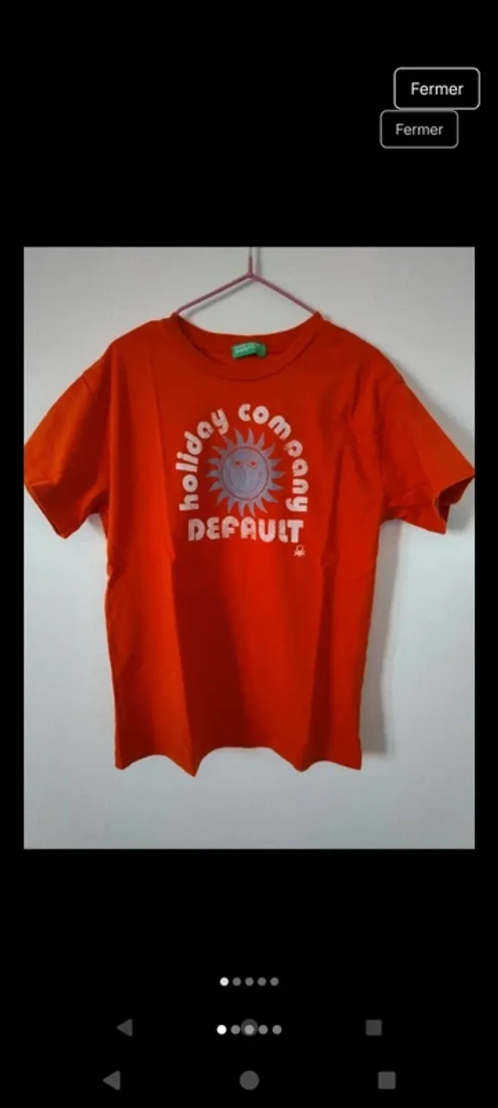 T-shirt garçon en 100% coton