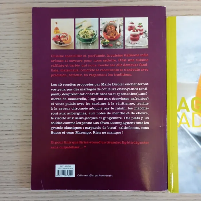 Lot de 3 livres de cuisine: économique, italienne et agrumes - photo numéro 2
