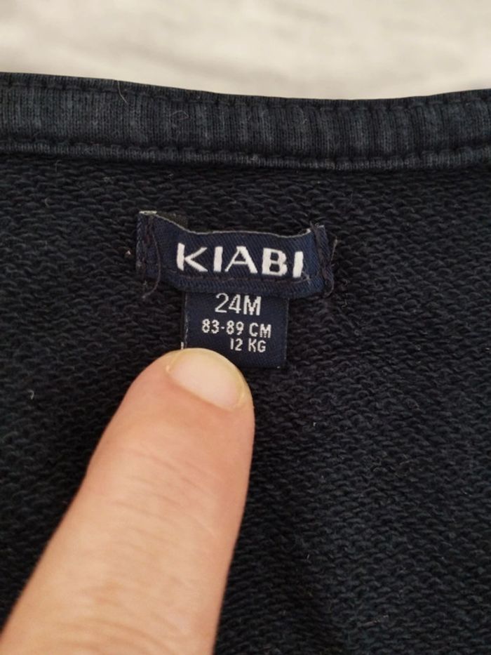 Veste zippée garçon 24 mois (92 cm) Kiabi - photo numéro 2