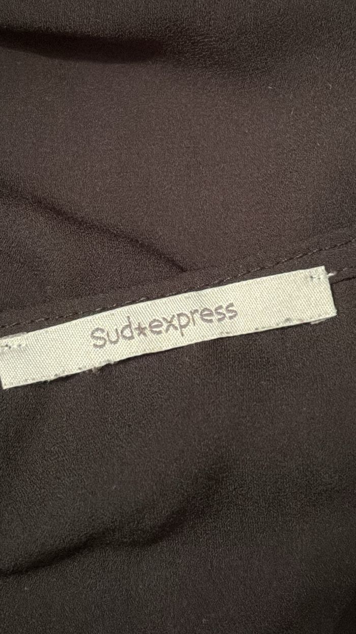 Blouse noire transparente Sud Express T40 - photo numéro 3