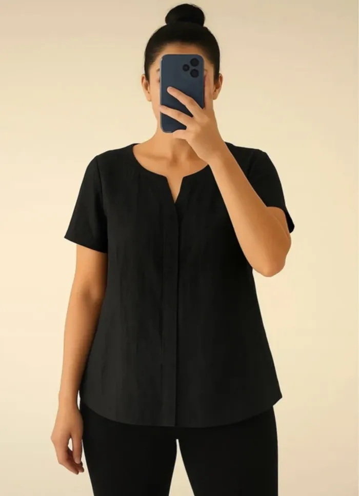 Blouse noire Promod – Taille estimée M – Très bon état - photo numéro 7