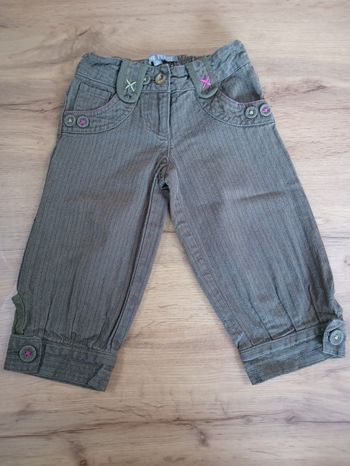 Pantalon 3/4 Vynil Fraise 3 ans