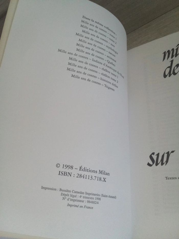 Livre mille de contes sur les sentiers - photo numéro 5