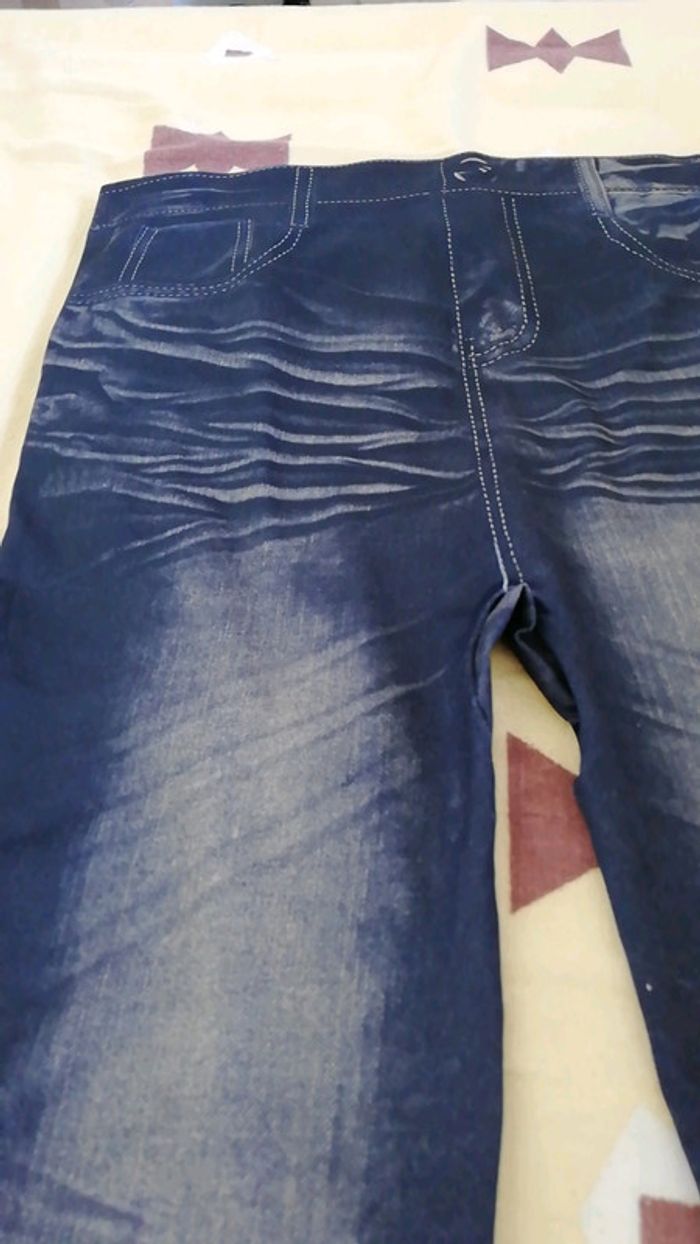 Leggins motif jeans - photo numéro 2