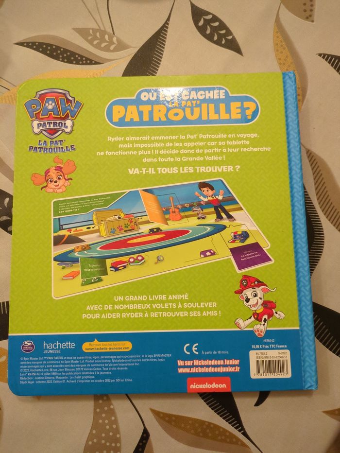 Livre Pat Patrouille - photo numéro 2