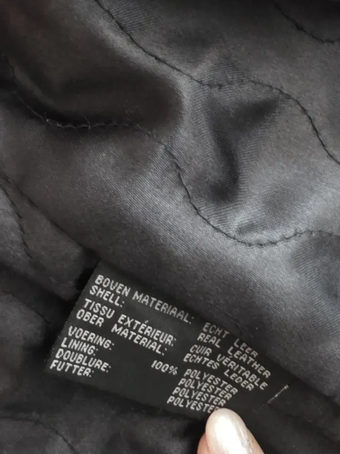Veste en cuir véritable - photo numéro 6