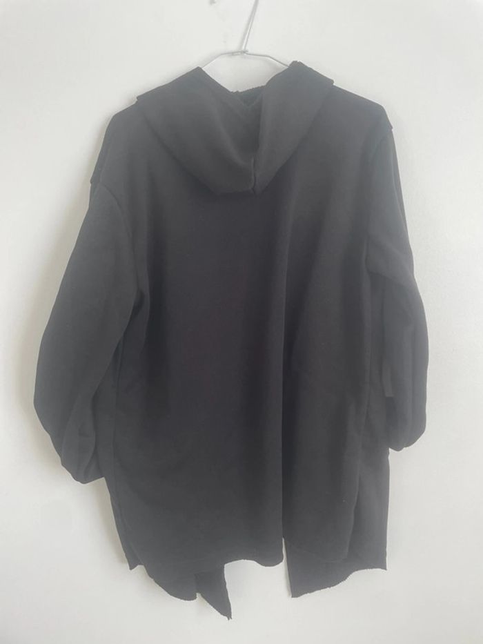 Veste à capuche asymétrique t. XL - photo numéro 5