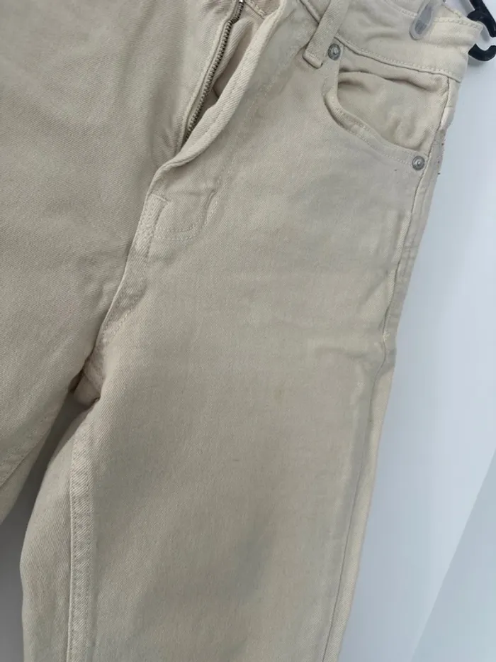 Jean mom beige - photo numéro 5