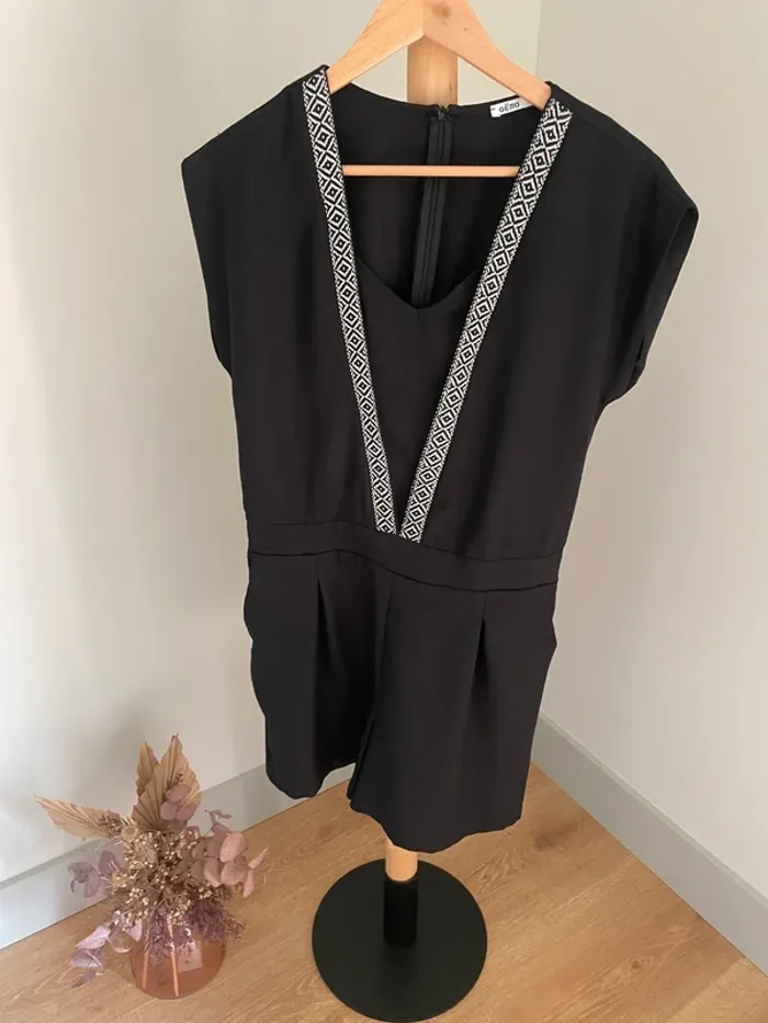 Combi-short noire