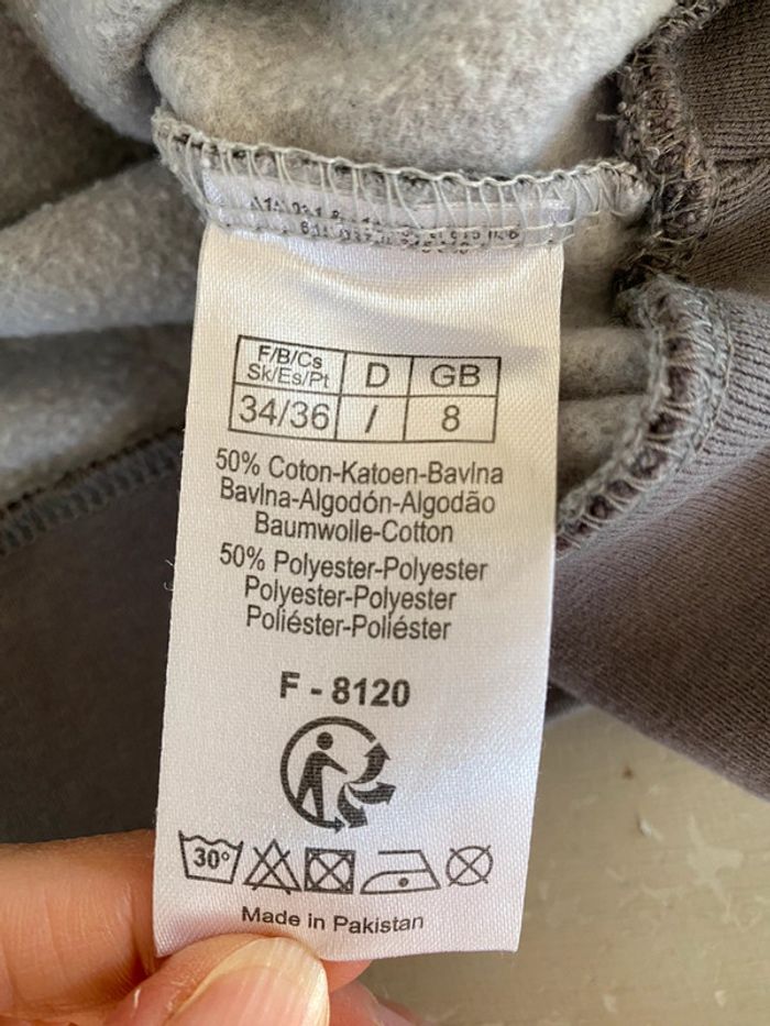 Sweat Blanche Porte gris taille 34/36 - photo numéro 17