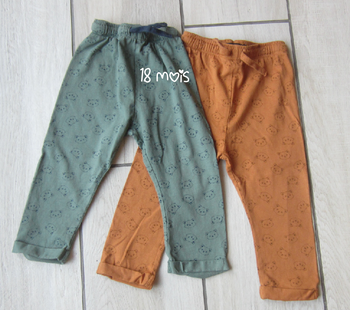 Lot de 2 pantalons détente