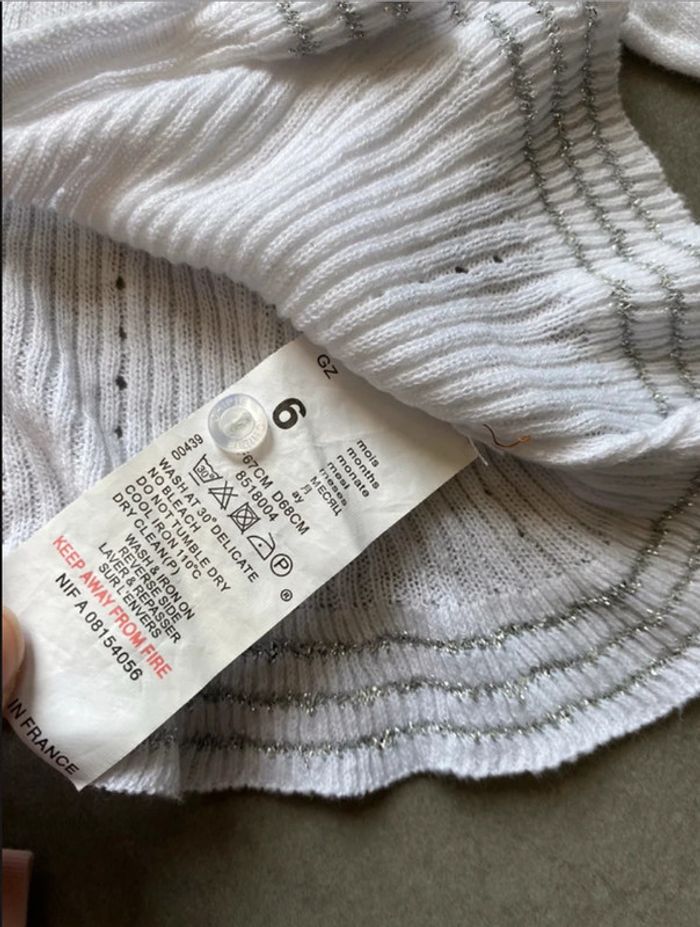 Ensemble tee-shirt + gilet Chipie 6 mois - photo numéro 4