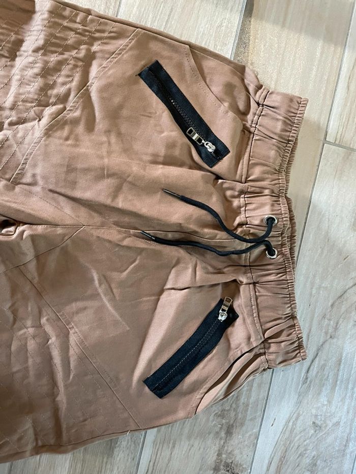 Pantalon multi poche beige - photo numéro 3