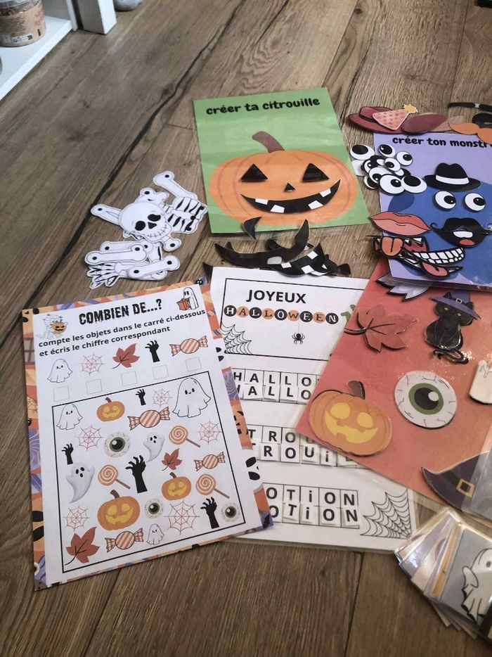 Fiches d'activités halloween pour enfants - photo numéro 6