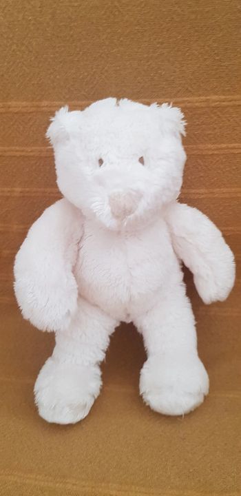 Ourson blanc grelot  Moulin  Roty