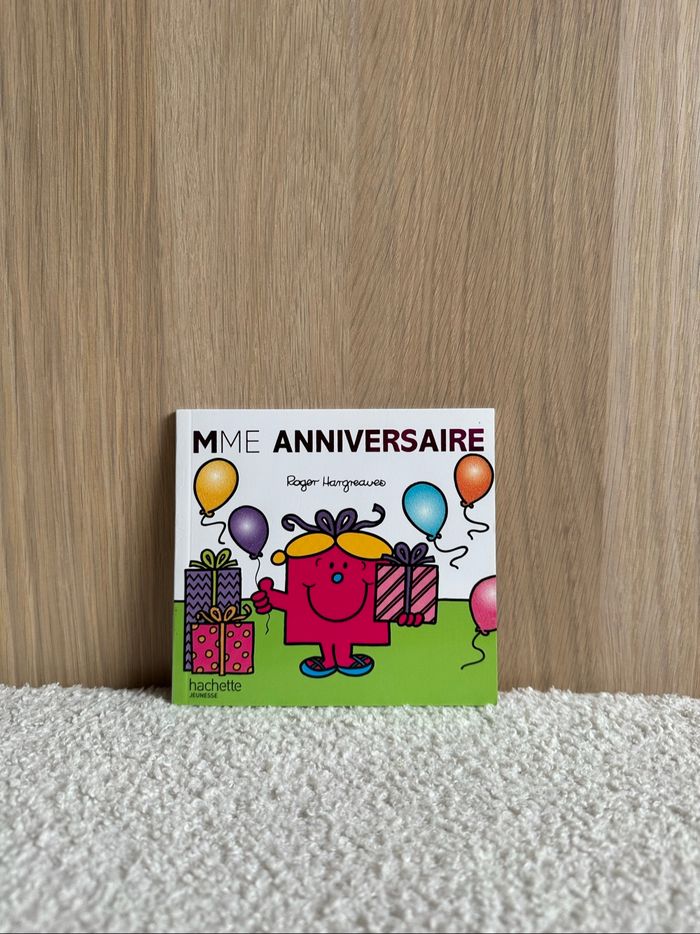 Livre madame anniversaire