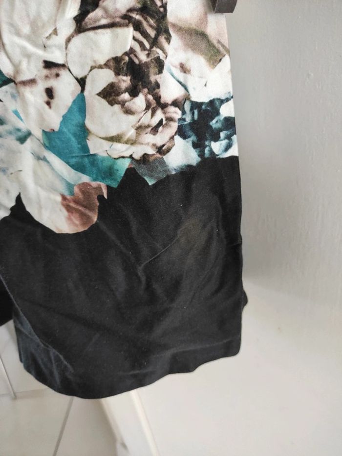 Robe habillée fleurie sans manches - photo numéro 8