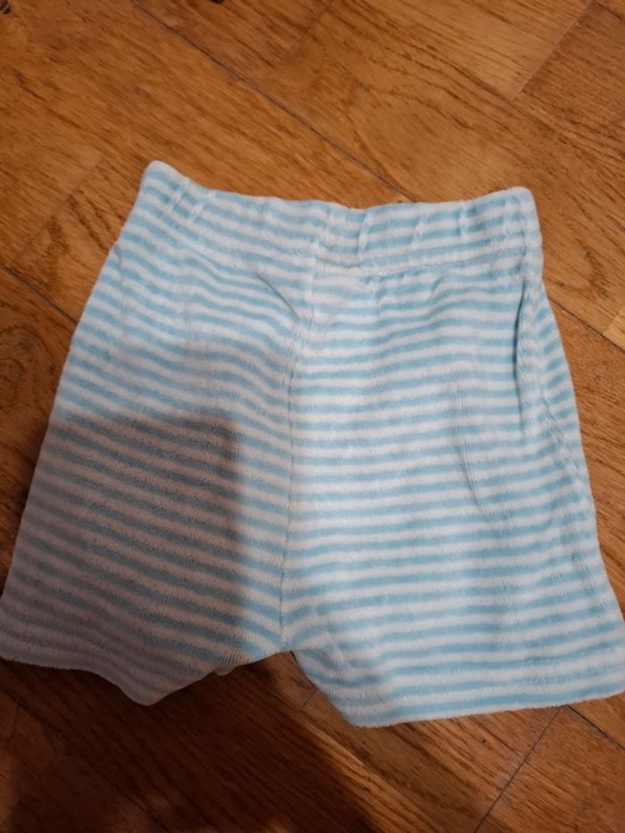 Short bleu garçon - photo numéro 3
