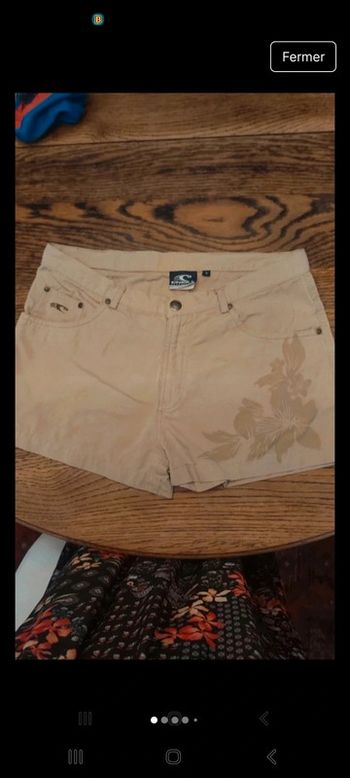 Jolie Short femme beige O'Neill taille S