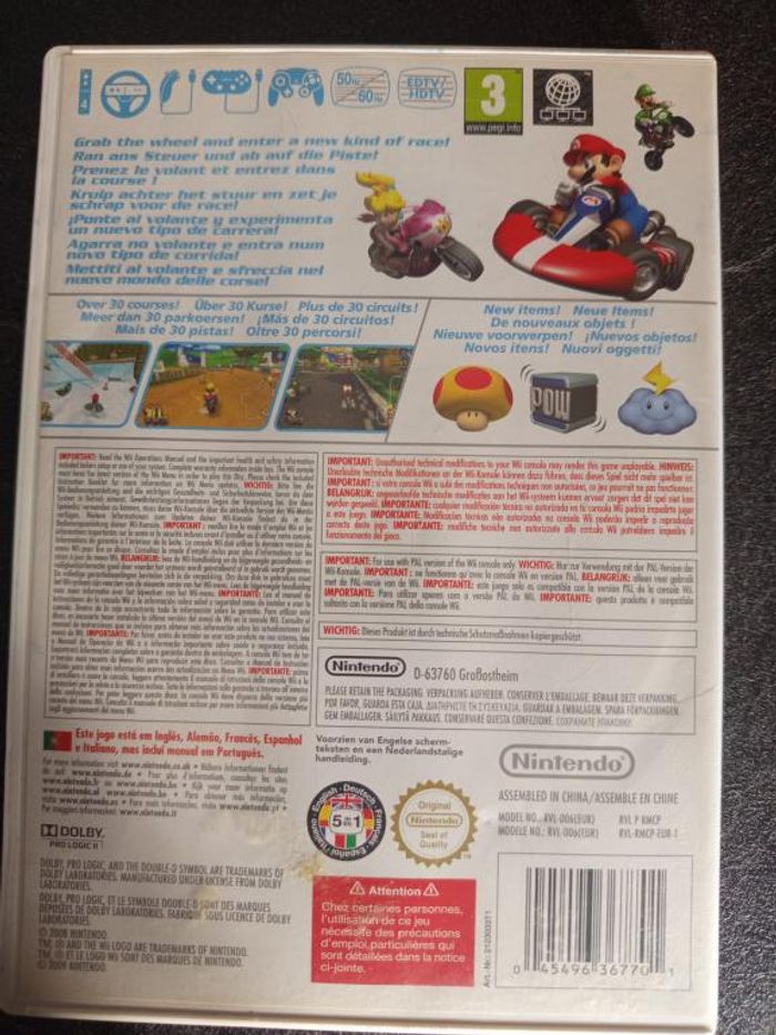 Nintendo - Wii - Mario kart Wii - photo numéro 2
