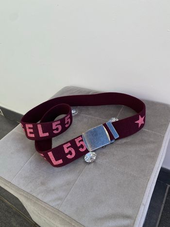 Ceinture mauve et rose réglable « Angel 55 »