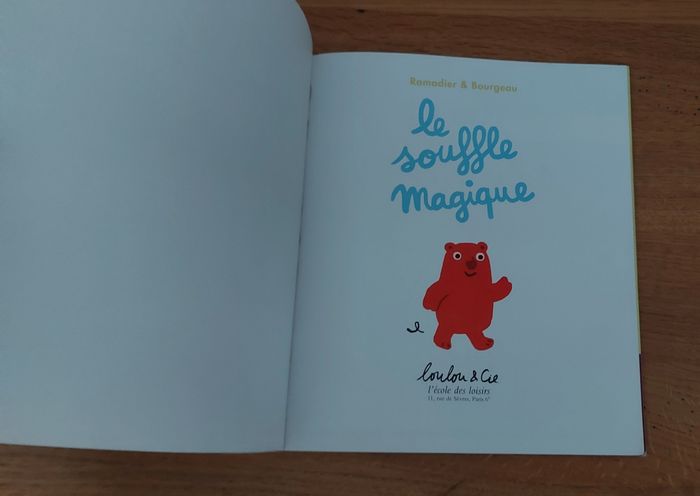 Le souffle magique - l'école des loisirs - photo numéro 2