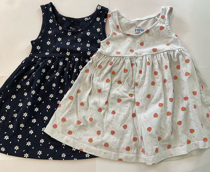 Lot de 2 robes d’été - Taille 9 mois