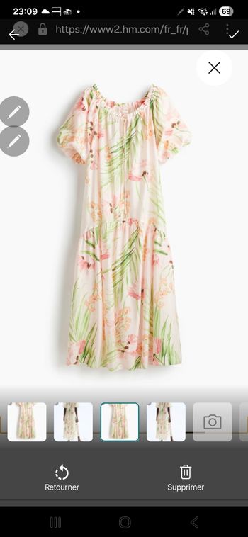 Robe Hm allant jusqu'à 52