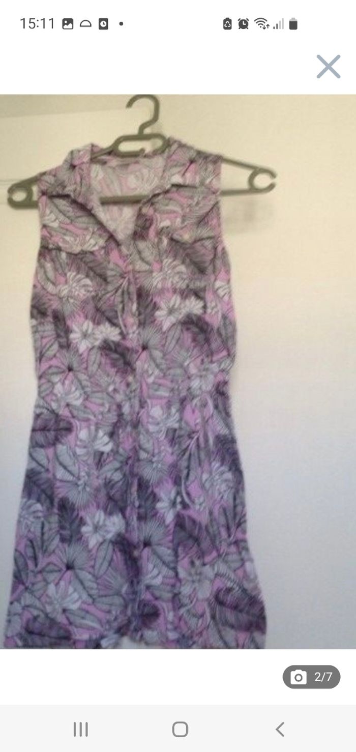 Robe fluide légère sans manches 10-11 ans H&M - photo numéro 2