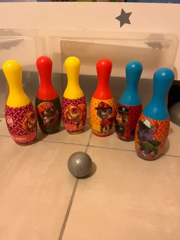 Jeu de quilles pat patrouille paw patrol